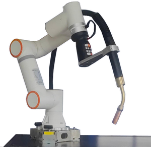 Рабочая станцыя магнітнай зваркі cobot