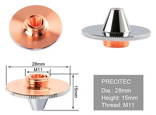 Precitec DE HP1.5' Double Nozzles