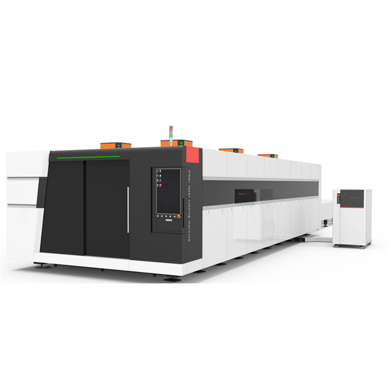 China Full Covered Enclosed Protective Fiber Laser Cutting Machine Heavth 1000w 1500w Laser Cutter Metal Plate Factory