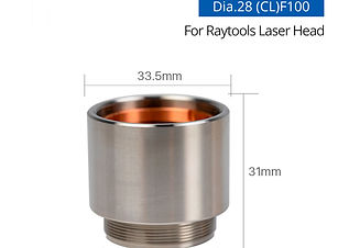 Raytools BM109 Kollimerande lins med fat