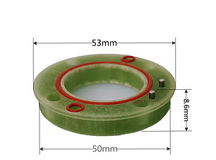 Izolačn&iacute; kroužek DNE-2700, měděn&yacute; kroužek DNE-3501