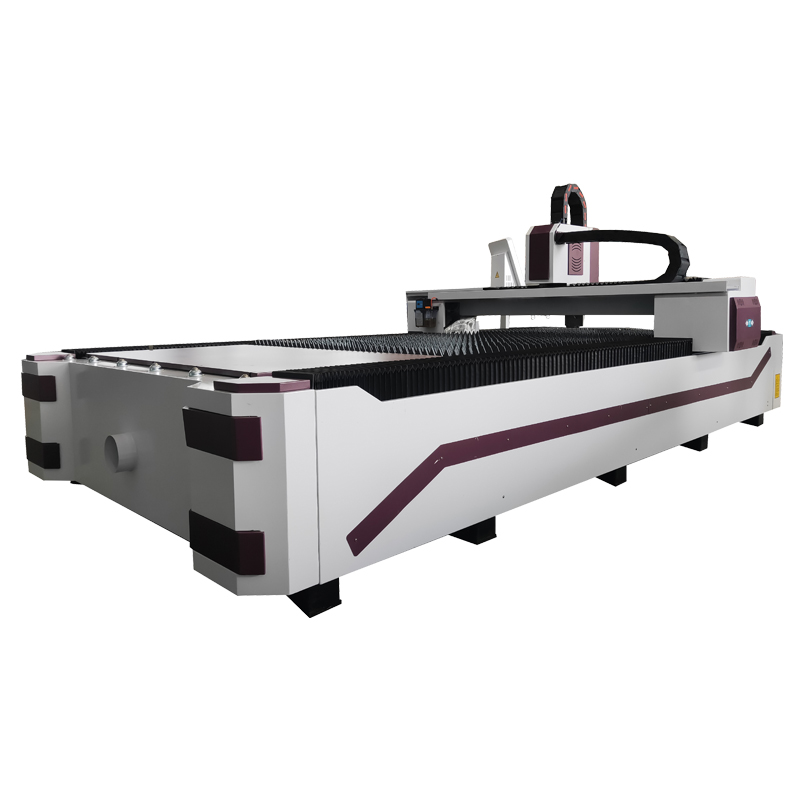 Atvērtā stila apmaiņas platformas CNC šķiedras lāzera griešanas mašīna metāla plākšņu loksnēm
