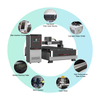 Macchina da taglio laser economica serie E per lamiere metalliche
