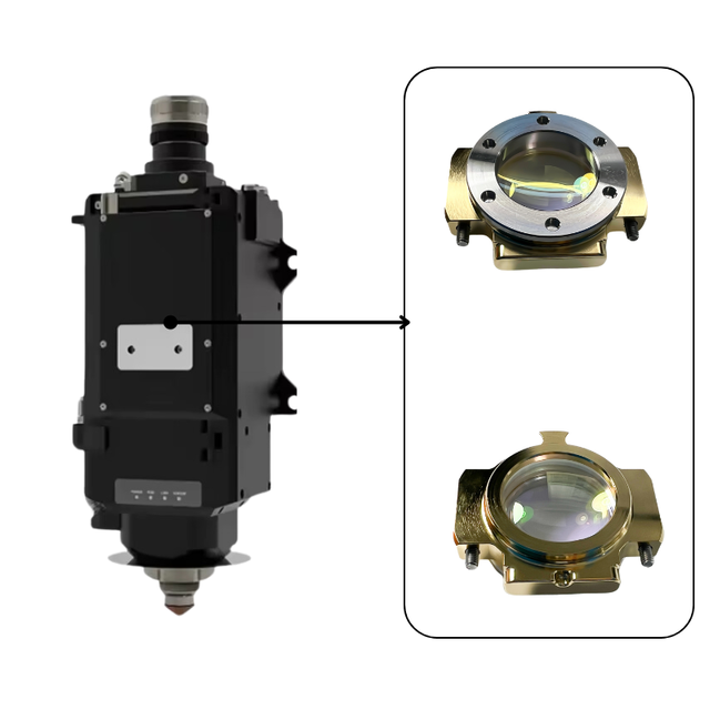 DP.M.Q0061AA Gruppo cassetto lente collimante in fibra originale per testa di taglio laser BOCI BLT642 F100