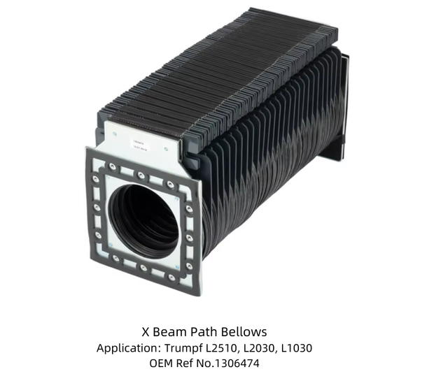 Laserbeskyttelsesbelgdeksel 1306474 for Trumpf L2510 L2030 L1030 laserskj&aelig;remaskin